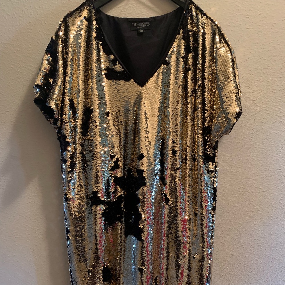 Tracee Ellis Ross Reversible Sequin dress